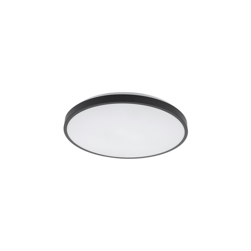 [8204] AGNES ROUND LED BLACK 22W 3000K IP44