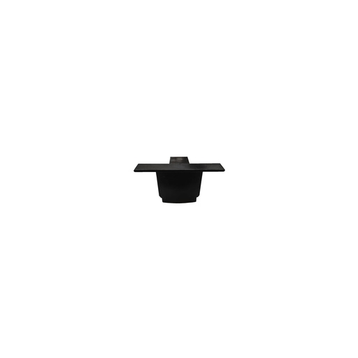 [8687] CTLS RECESSED DEAD END CAP BLACK