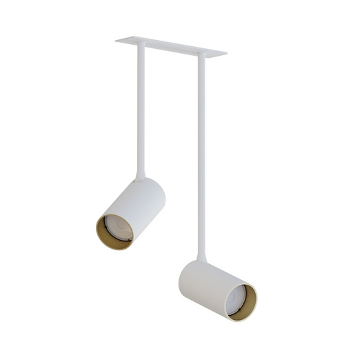 [7678] MONO SURFACE LONG II WHITE/GOLD