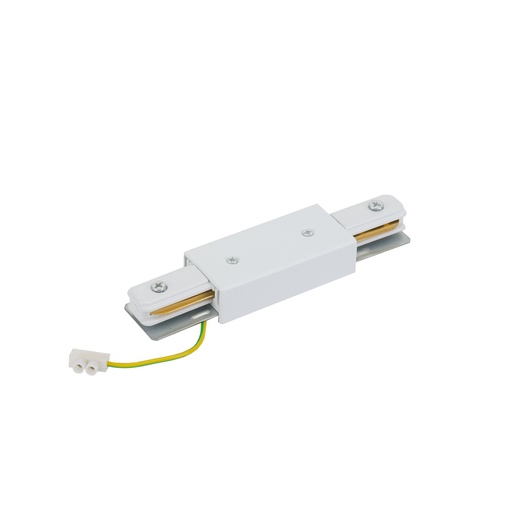 [10225] PROFILE POWER STRAIGHT CONNECTOR WHITE