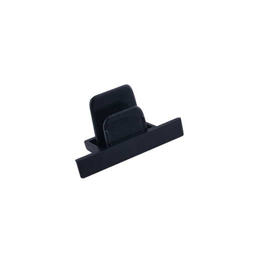 [8975] PROFILE RECESSED DEAD END CAP BLACK