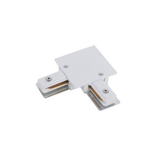 [8970] PROFILE RECESSED L-CONNECTOR WHITE