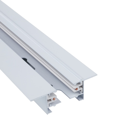 [9012] PROFILE RECESSED TRACK WHITE 1 METER