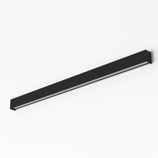 [7595] STRAIGHT WALL LED BLACK L