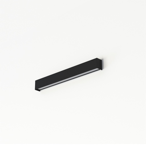 [7596] STRAIGHT WALL LED BLACK S