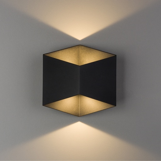 [8142] TRIANGLES LED BLACK