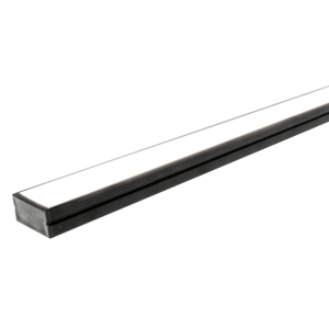 [BAR6V-3K] barra nera - cover opalino L 600 - 3.000°K