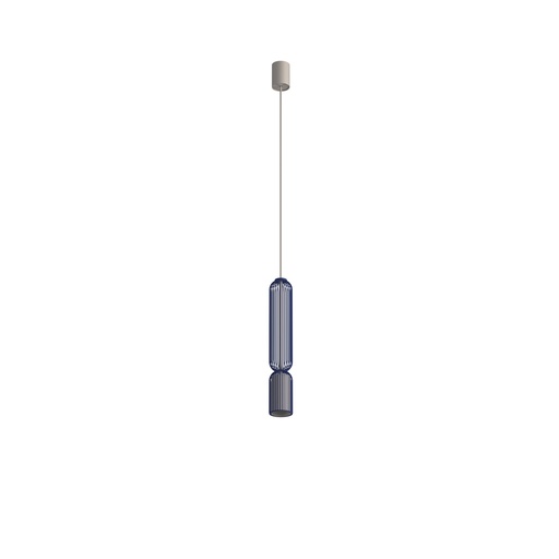[12202]  SINGLES B NAVY BLUE/BEIGE 